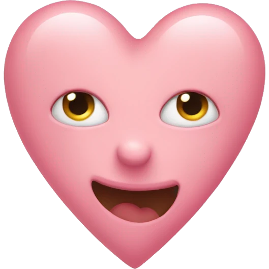 light pink heart emoji