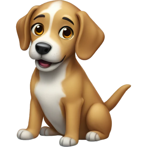 dog on ice emoji