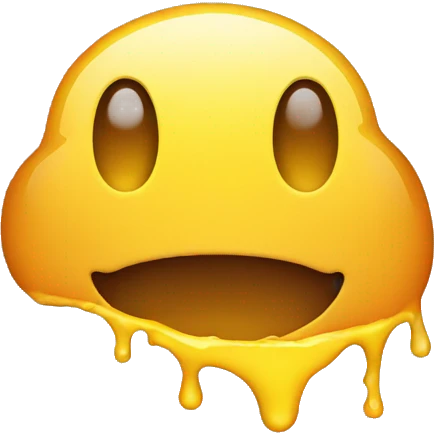 melting smiley emoji