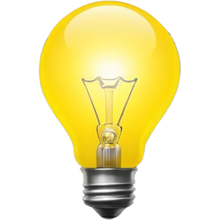 A brain or a head silhouette with a bright lightbulb turning on inside. emoji