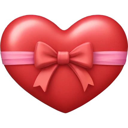 heart with a bow  emoji