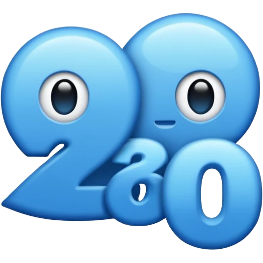 " 2026" text blue  emoji