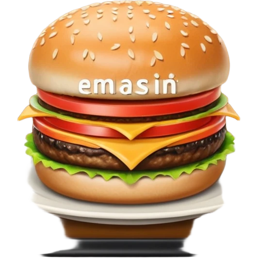 Retro Restaurant Hamburger emoji