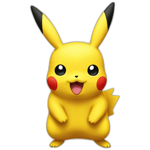 Pikachu Schwaz emoji