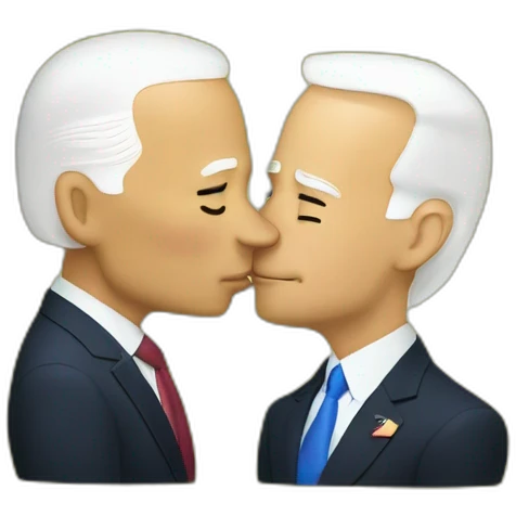 zelensky kissing biden emoji