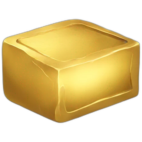Golden ingot  emoji