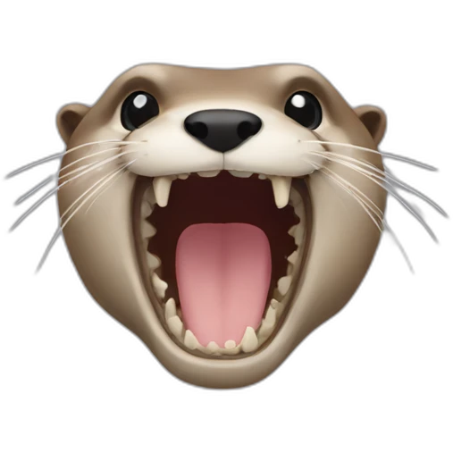 otter jaw emoji