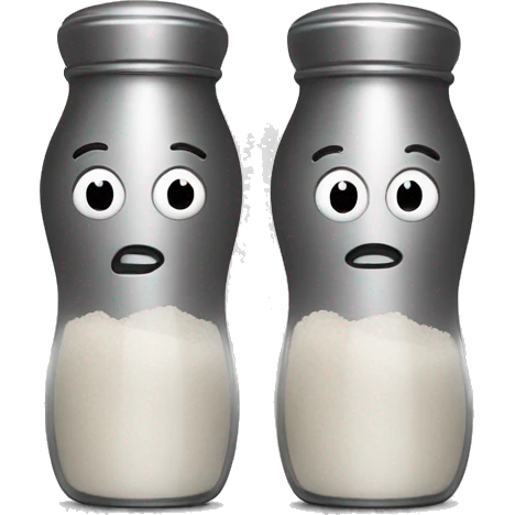 Salt and pepper emoji