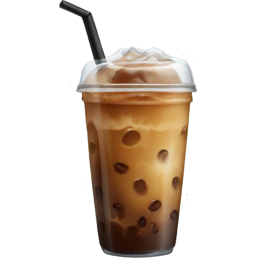 Iced coffee emoji
