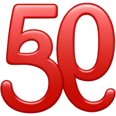 number 5000 in expressive handwritten style of 100 emoji, red ink, double underline, energetic flair emoji
