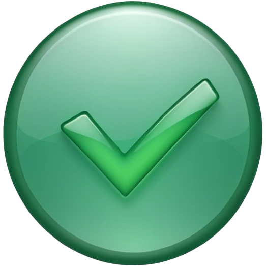 green check mark emoji