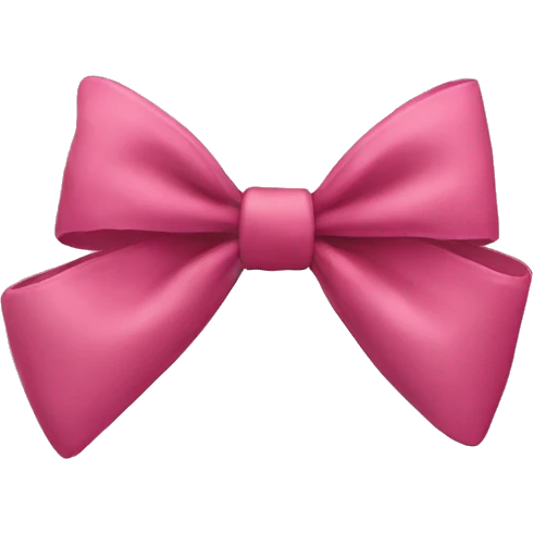 A cute bow emoji