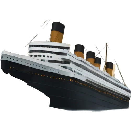Titanic hitting iceberg  emoji