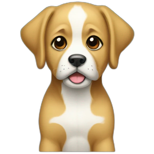 Chien su arbre emoji
