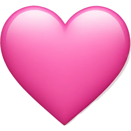 Heart pink  emoji