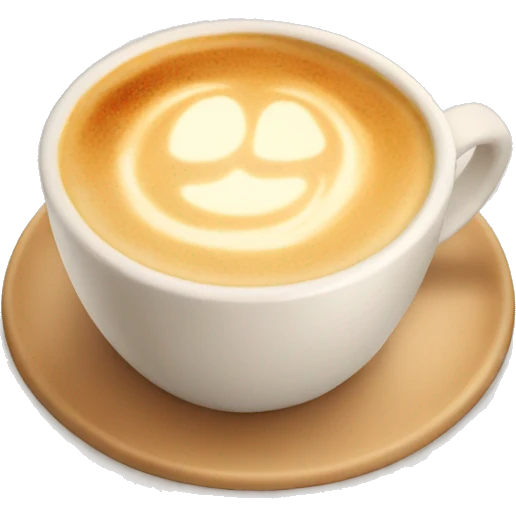hot beige latte emoji