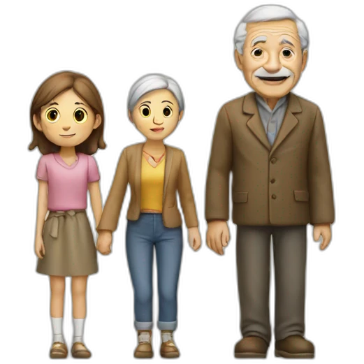old man figure with girl on the side emoji