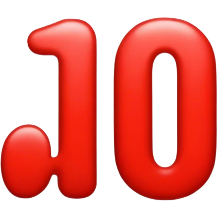the number 100 in red underlined twice emoji
