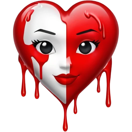 Harley Quinn heart emoji