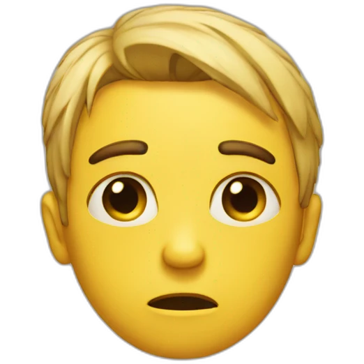 Sad emoji