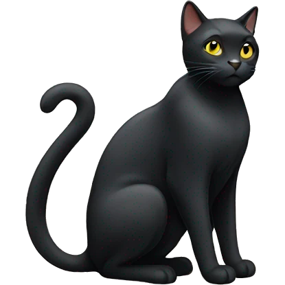 black cat emoji