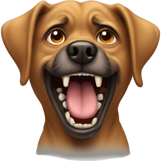 mad dog emoji