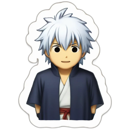 Gintoki Sakata from Gintama emoji
