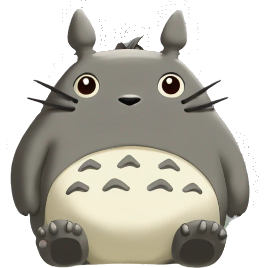 Totoro the main character of the movie of the Studio Ghibli “My Neighbor Totoro” emoji