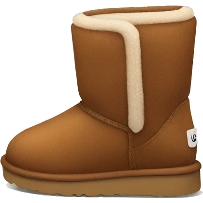 Ugg boots in brown emoji