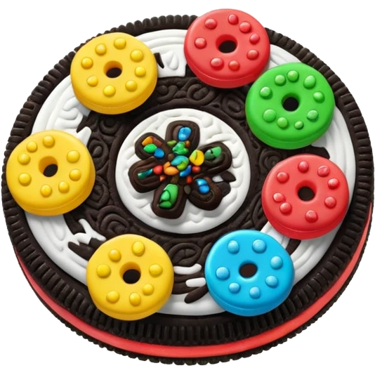 Oreo sour patches emoji