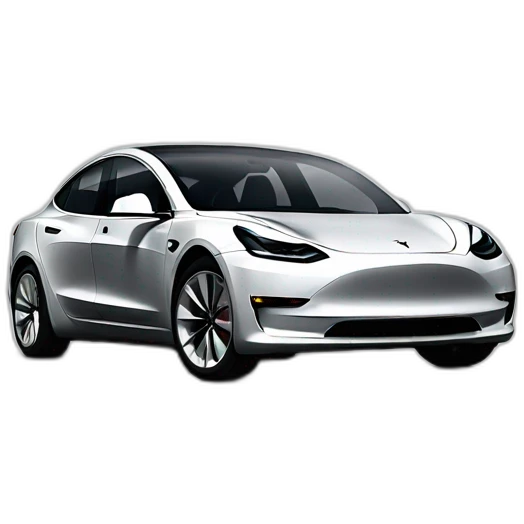 Tesla model 3 emoji
