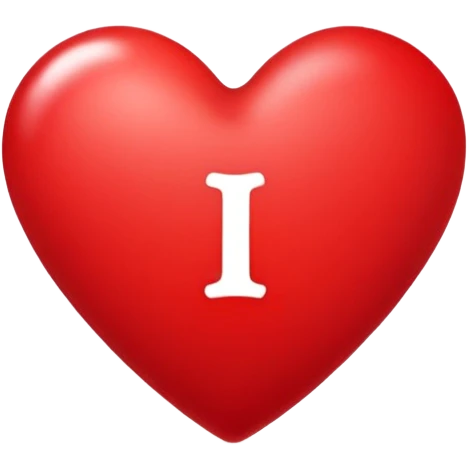Heart that says “I miss u” emoji