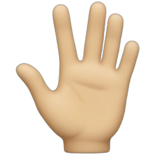 good job hand emoji