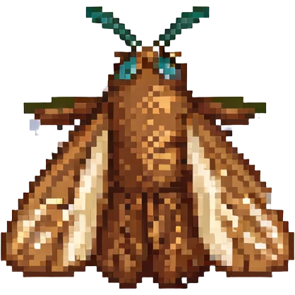 brown moth emoji