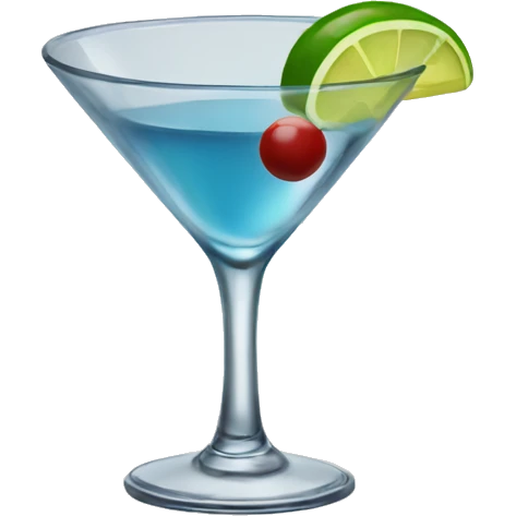 A martini glass emoji