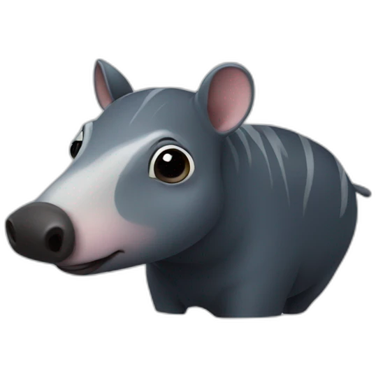 lovely tapir emoji