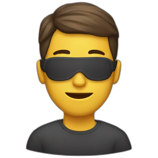 Man wearing a mask  emoji