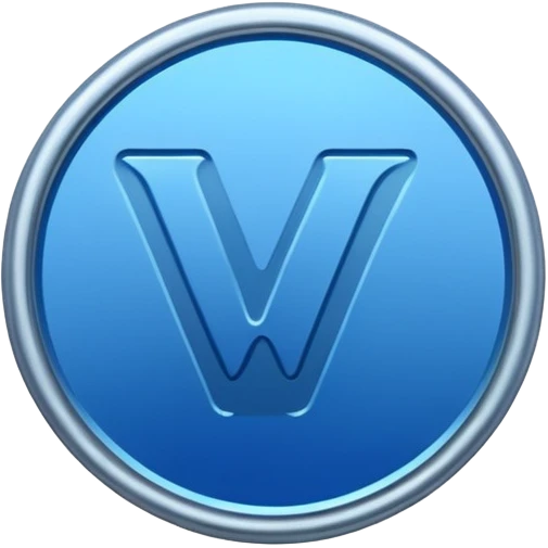 A round blue tick, like an official medal, with regular wavy edges and equal-sized ridges all around. emoji