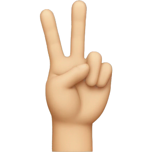 4100 hand sign emoji