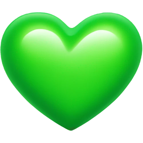 Green heart emoji