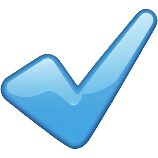 Mavi tık içi beyaz dişi mavi emoji emoji