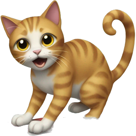 Cat surfing  emoji