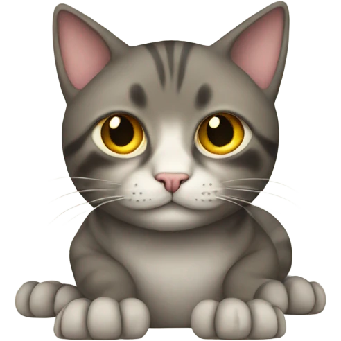 Cat with human feet  emoji