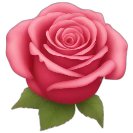 Coeur rose emoji