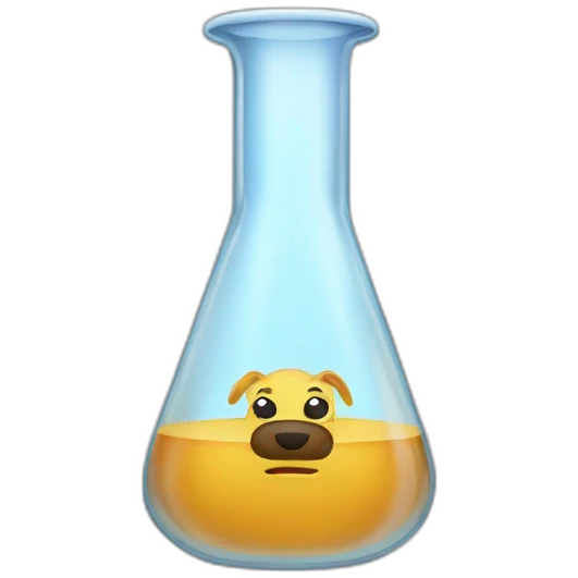 Lab beaker emoji