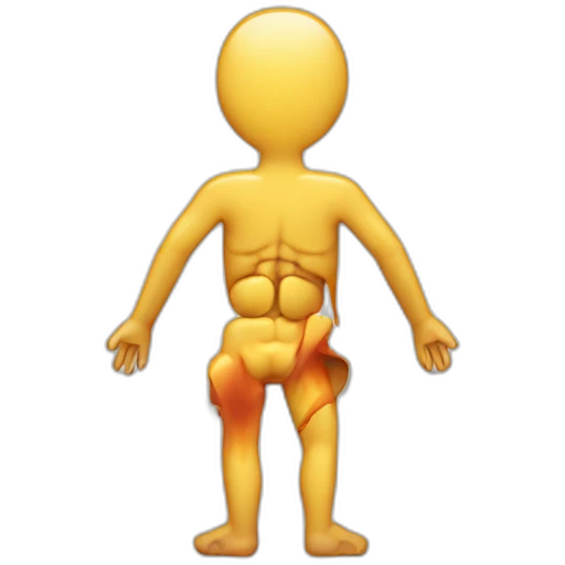 broken back legs emoji