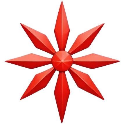 red asterisk emoji