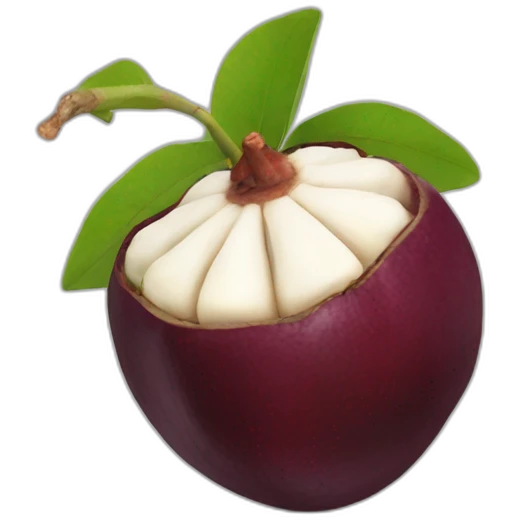 mangosteen fruit emoji
