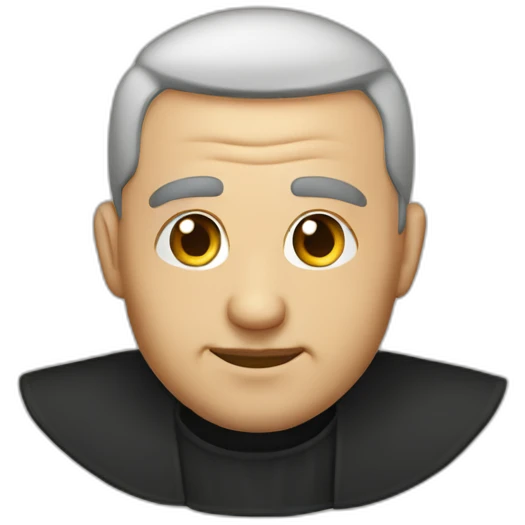 Priest doing the people’s eyebrow emoji