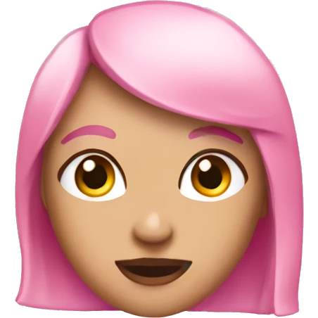 Adore pink emoji